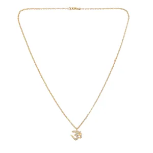 Akshar OM ZIRCON PENDANT