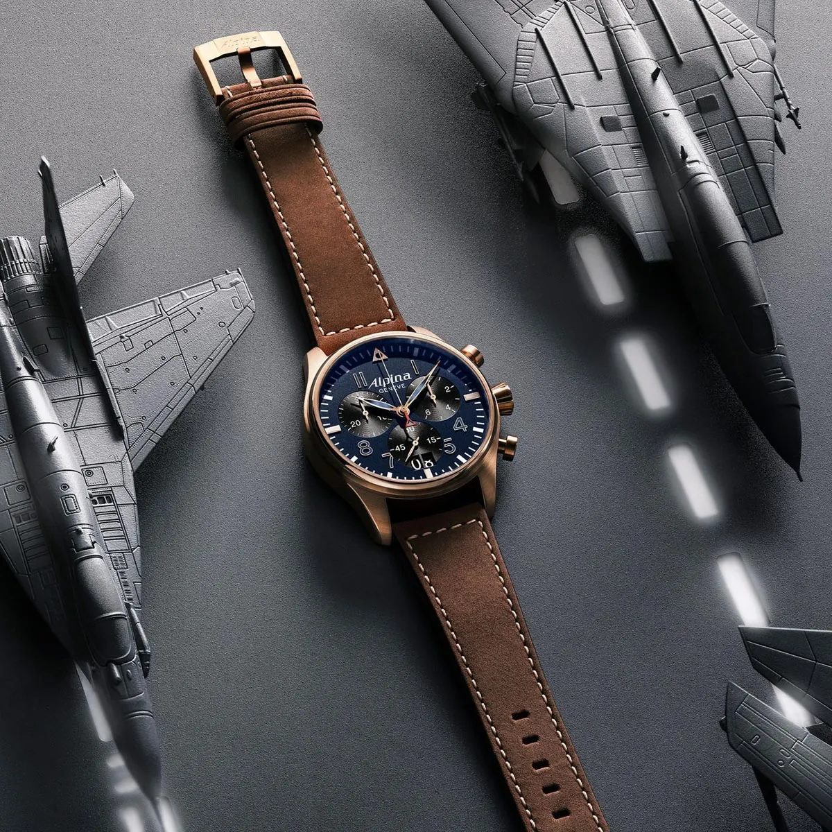 Alpina Startimer Pilot Chronograph AL-372NB4S4