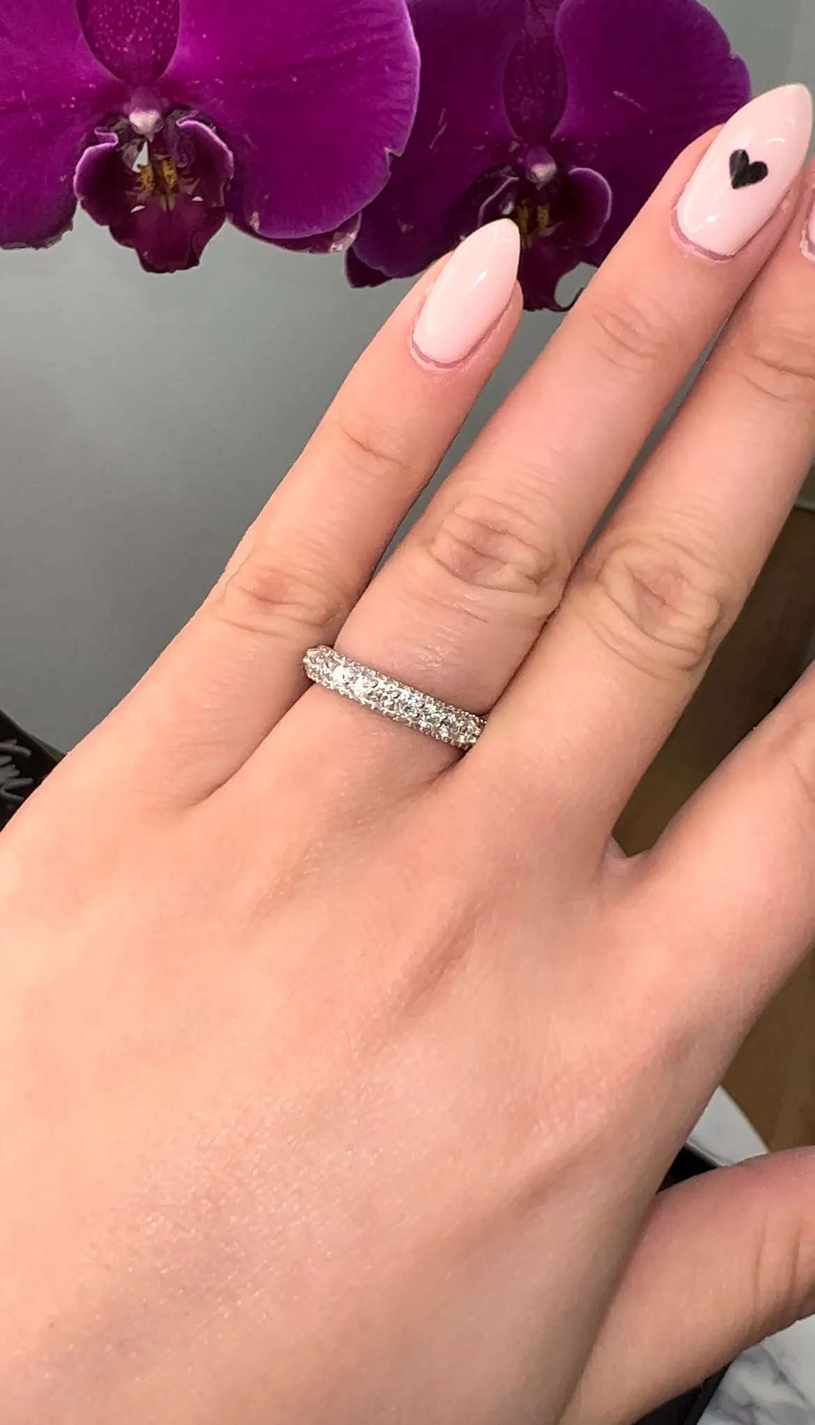 Azores - Matching Pave Wedding Band (0.79 CT)