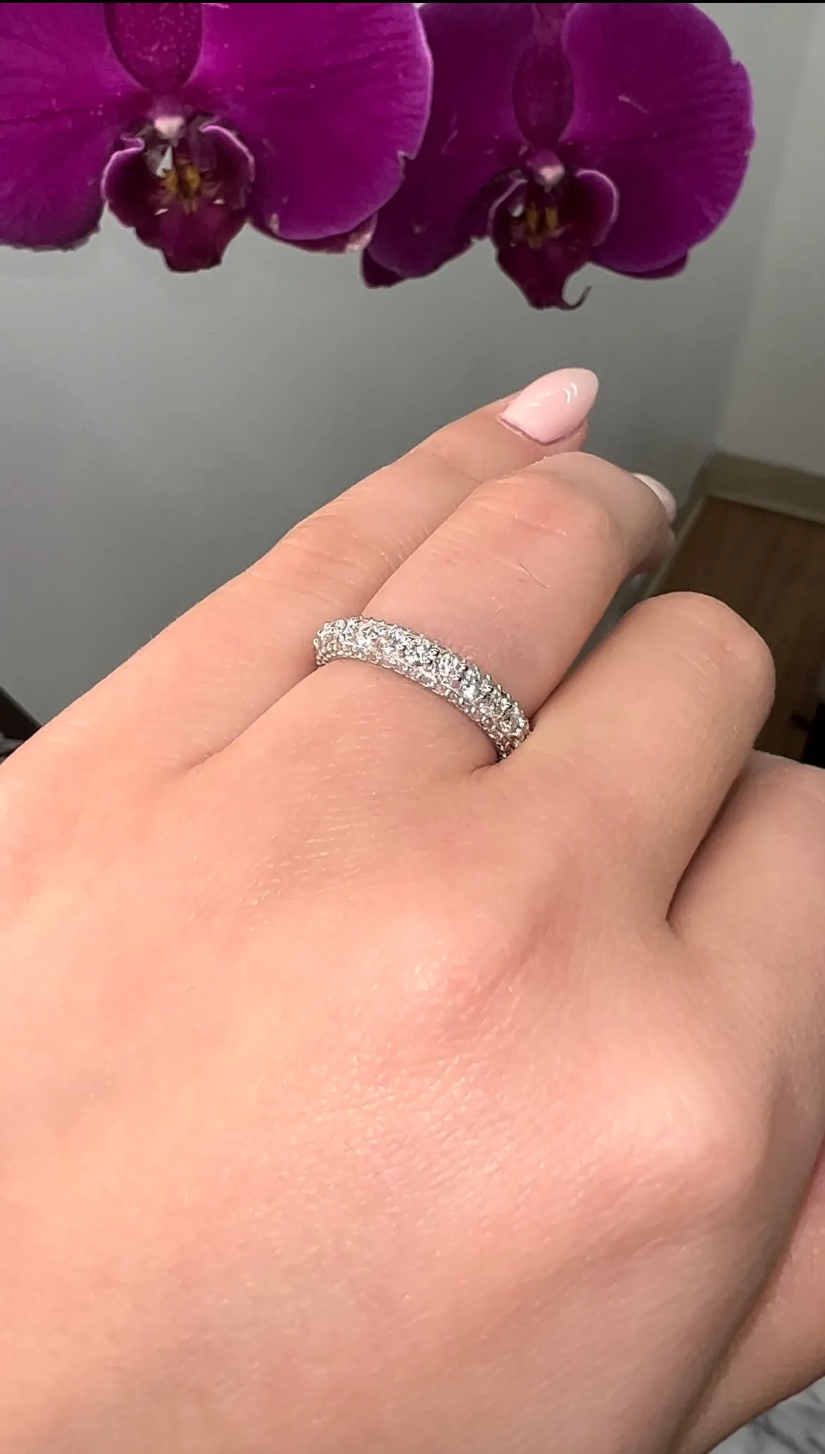 Azores - Matching Pave Wedding Band (0.79 CT)