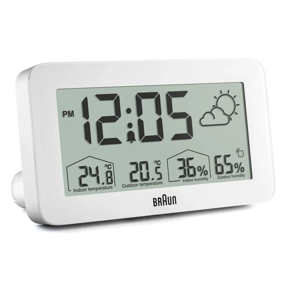 Braun Digital Weather Station Clock BC13WP