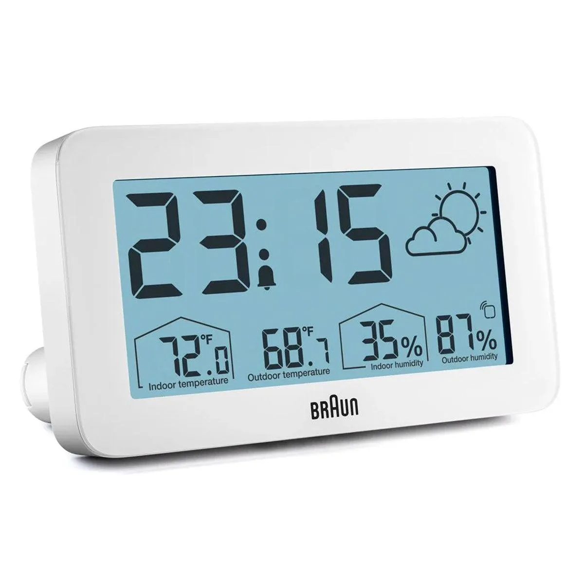 Braun Digital Weather Station Clock BC13WP