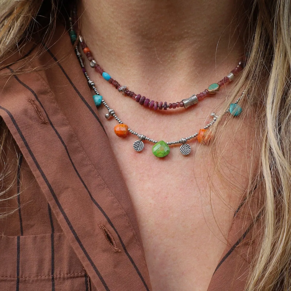 Briolette Beaded Necklace
