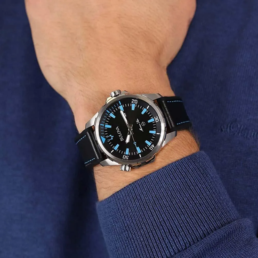 Bulova Marine Star 43mm Watch 96B337