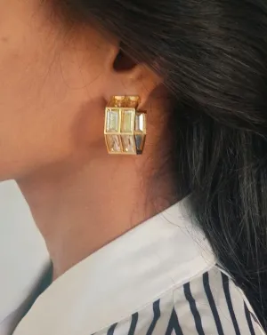 Chandelier Baguette Hoops
