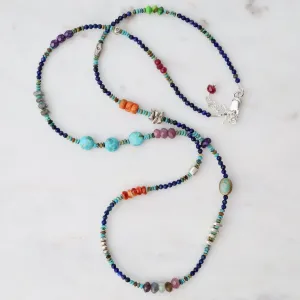 Circus Train Lapis Necklace