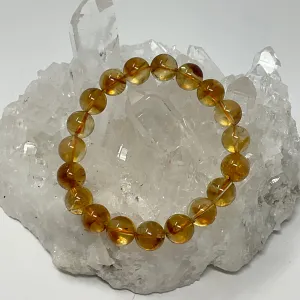 Citrine 10mm Round Bracelet