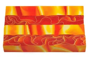 Citrine Water Acrylic Pen Blank 3/4"x3/4"x5" BTWPBM1230 1pc
