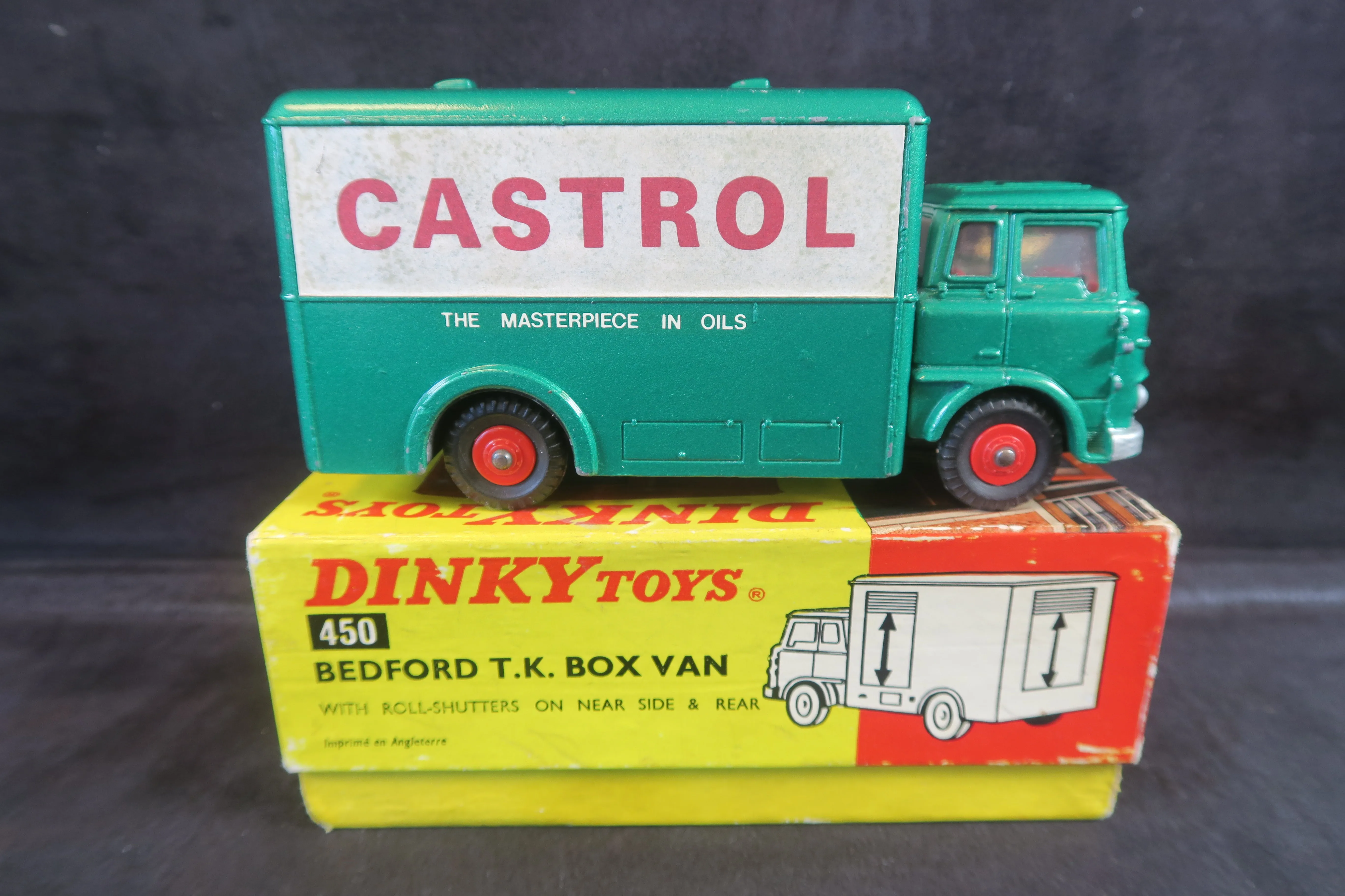 Dinky 450 Bedford T.K. Box Van 'Castrol', Very Near Mint/Boxed!
