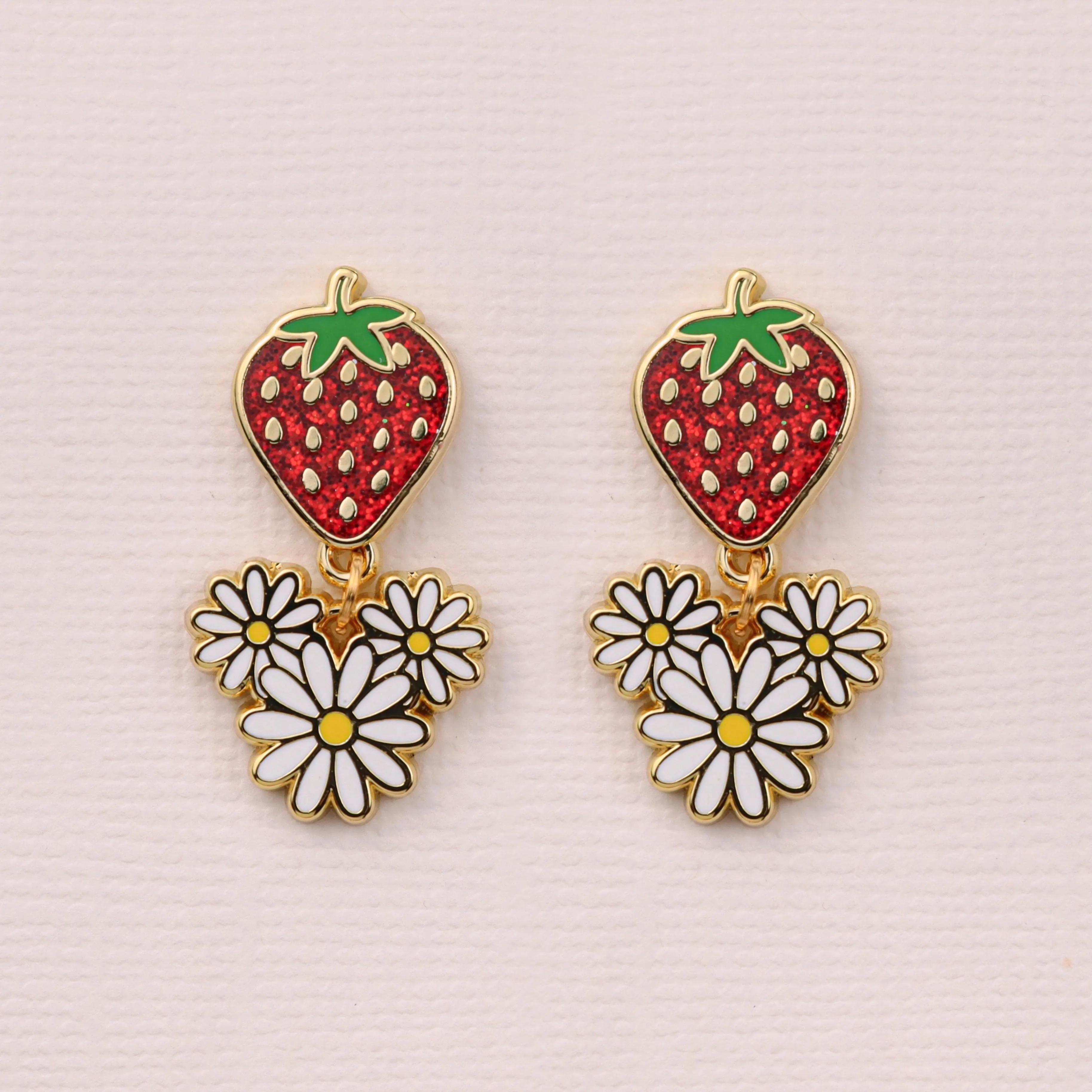 Earrings - Bloomin' Berry Dangles