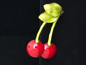 French Resin Cherries Magnet
