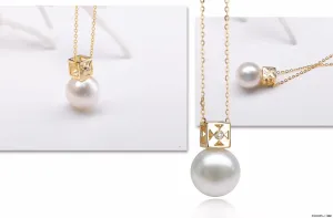G14K Magical Box Edison Pearl Pendant