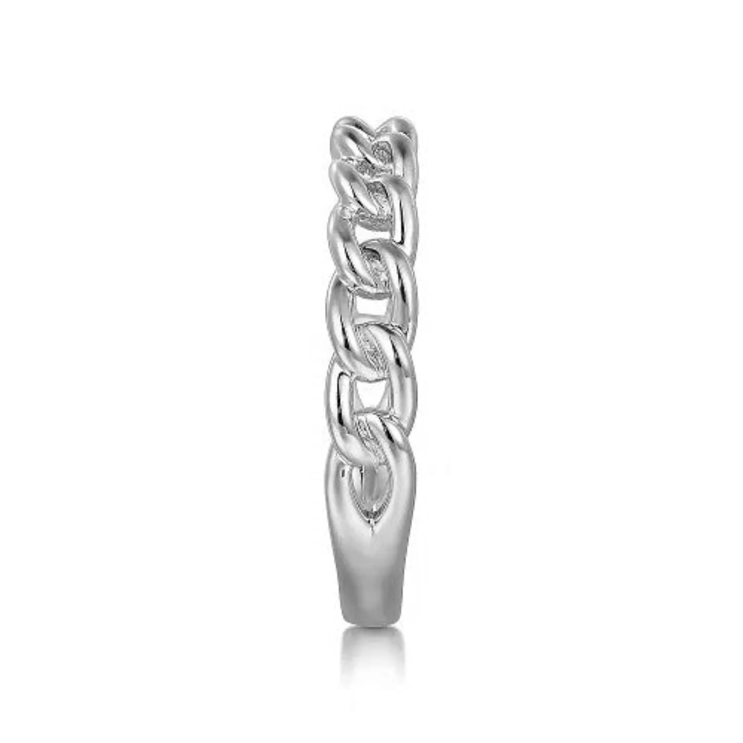 Gabriel & Co. Polished Cuban Link Style Ring
