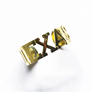 Gold Gameday Cuff Bracelets