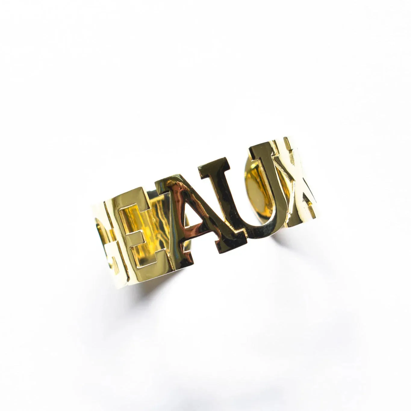 Gold Gameday Cuff Bracelets