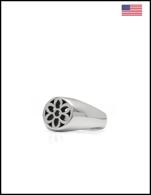 Good Art Signet Ring Rosette