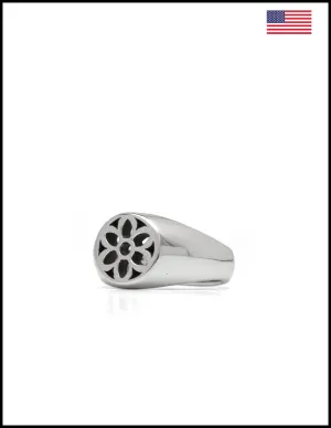 Good Art Signet Ring Rosette