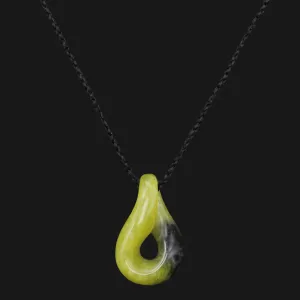 Handmade Green Jade Mobius Necklace - Personalized Gift for Her, Best Friend, Anniversary, Birthday - Thoughtful Twist Necklace for Women