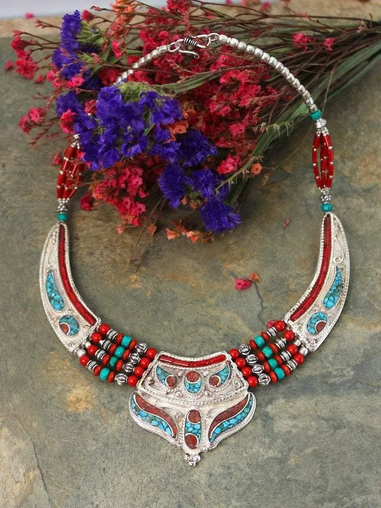 Handmade One of a Kind Tibetan Necklace