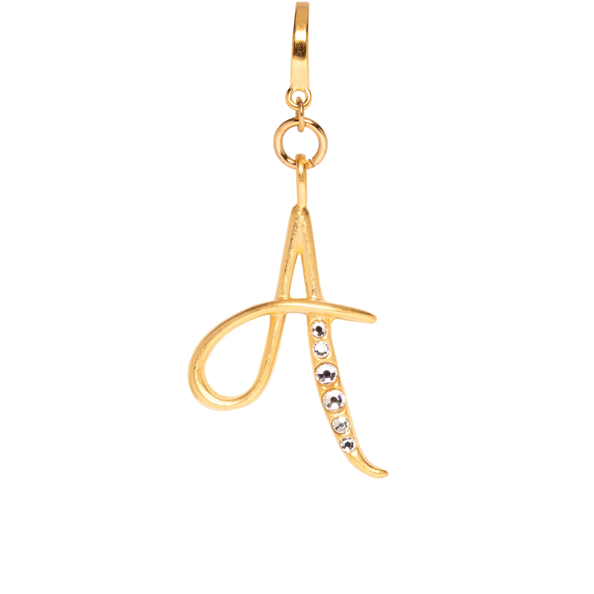 Jade Initial Clip-On Charm