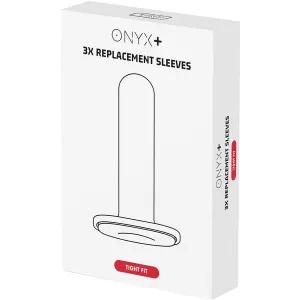 Kiiroo Onyx  Replacement Sleeve 3 Per Pack - Tight Fit - White