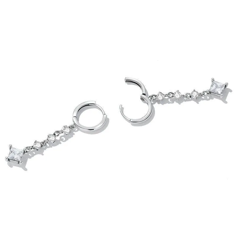 KittenAlarm - Jane Dangling Diamond Earrings
