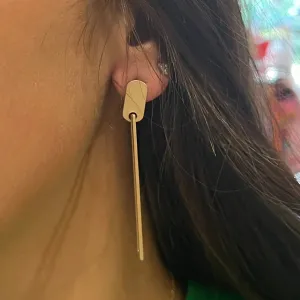 Marley Bar Cut Out Dainty Earrings