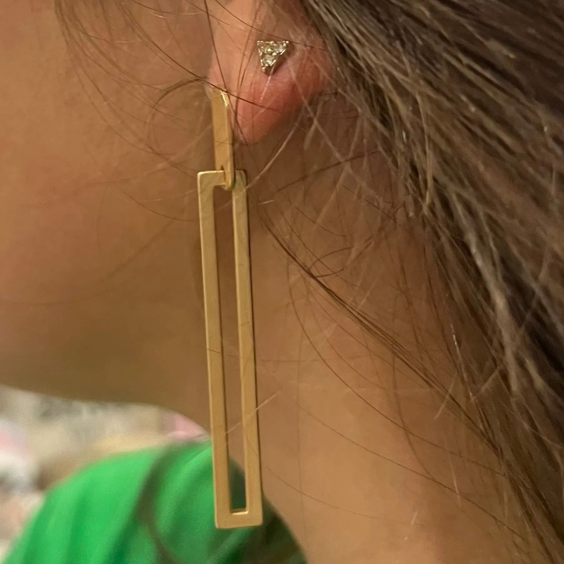 Marley Bar Cut Out Dainty Earrings