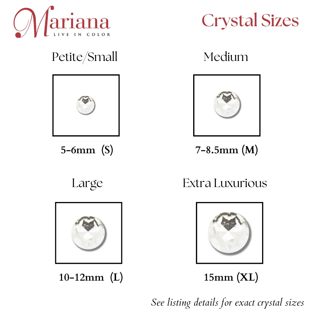 Medium Trio Cluster Leverback Earrings in "Ice Queen" *Custom*