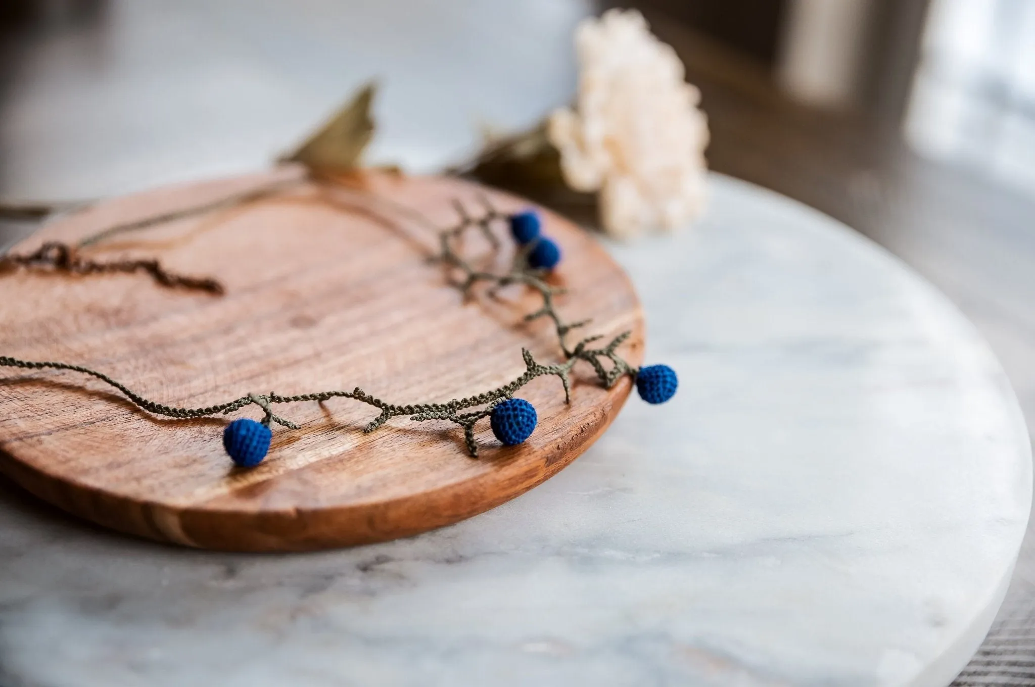 Minimal Crochet Necklace