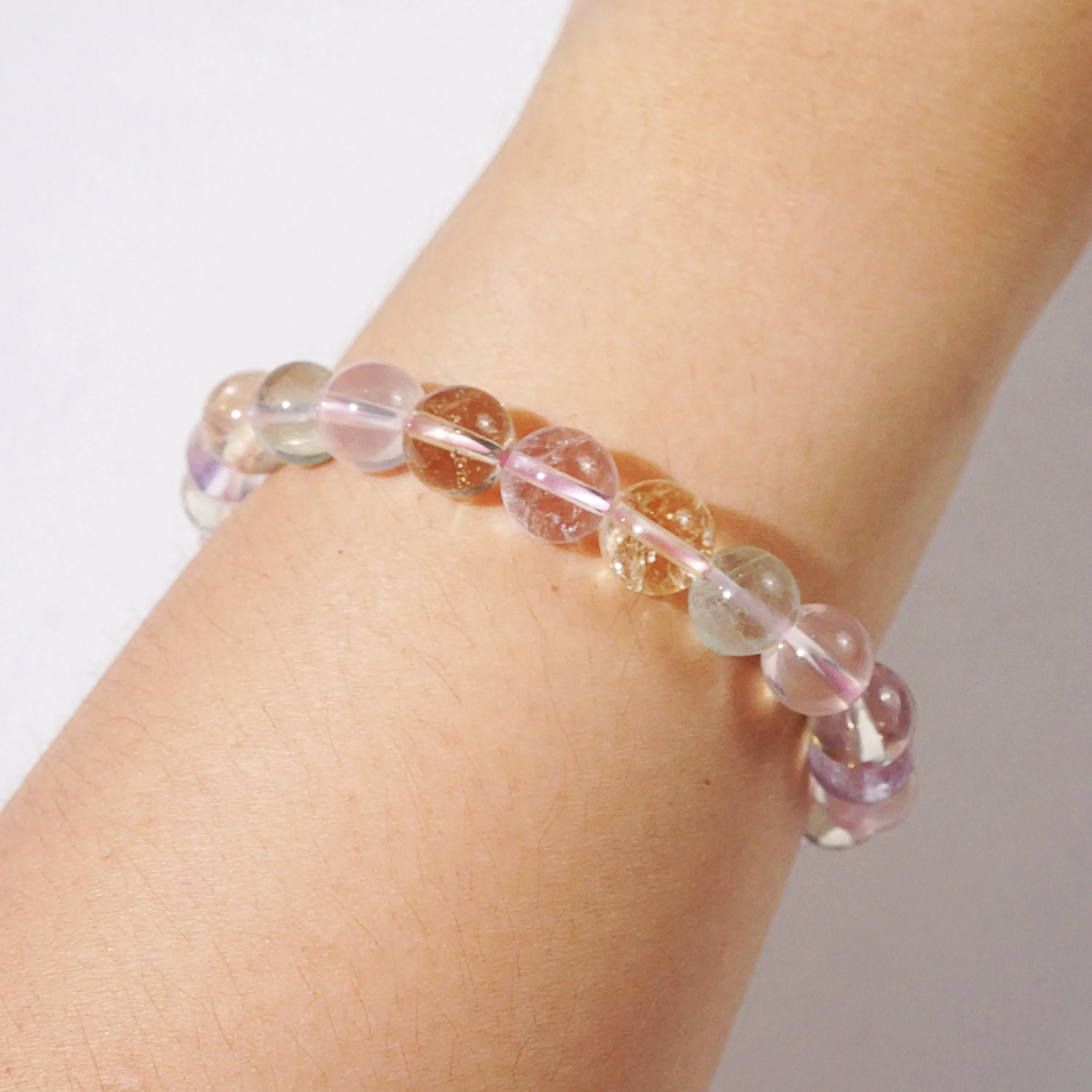 Mixed Gemstones Quartz 8mm