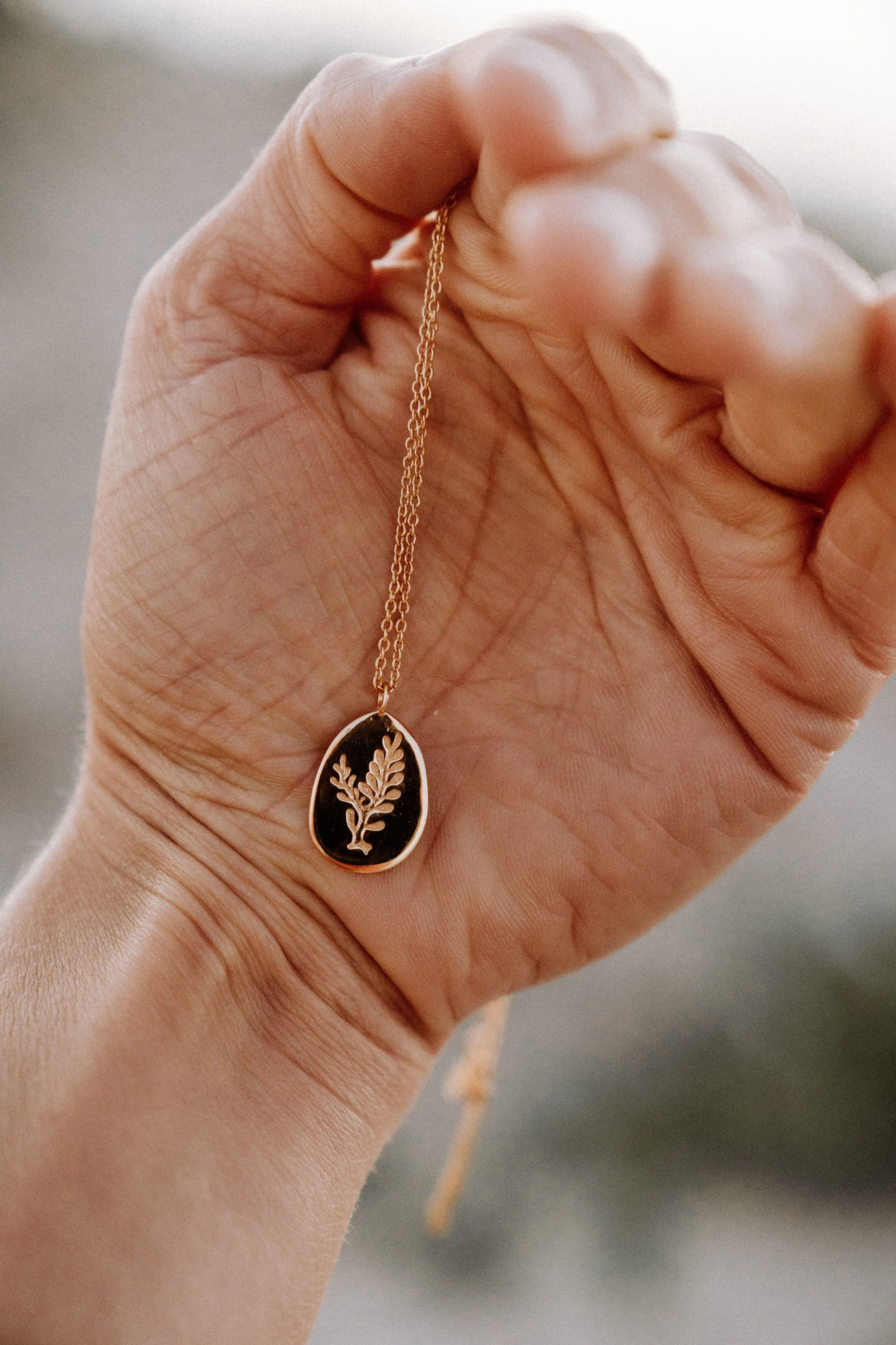 necklace - ferox - gold
