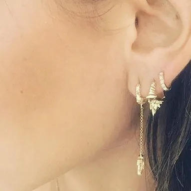 Opal Eternity Earring by Maria Tash in Rose Gold