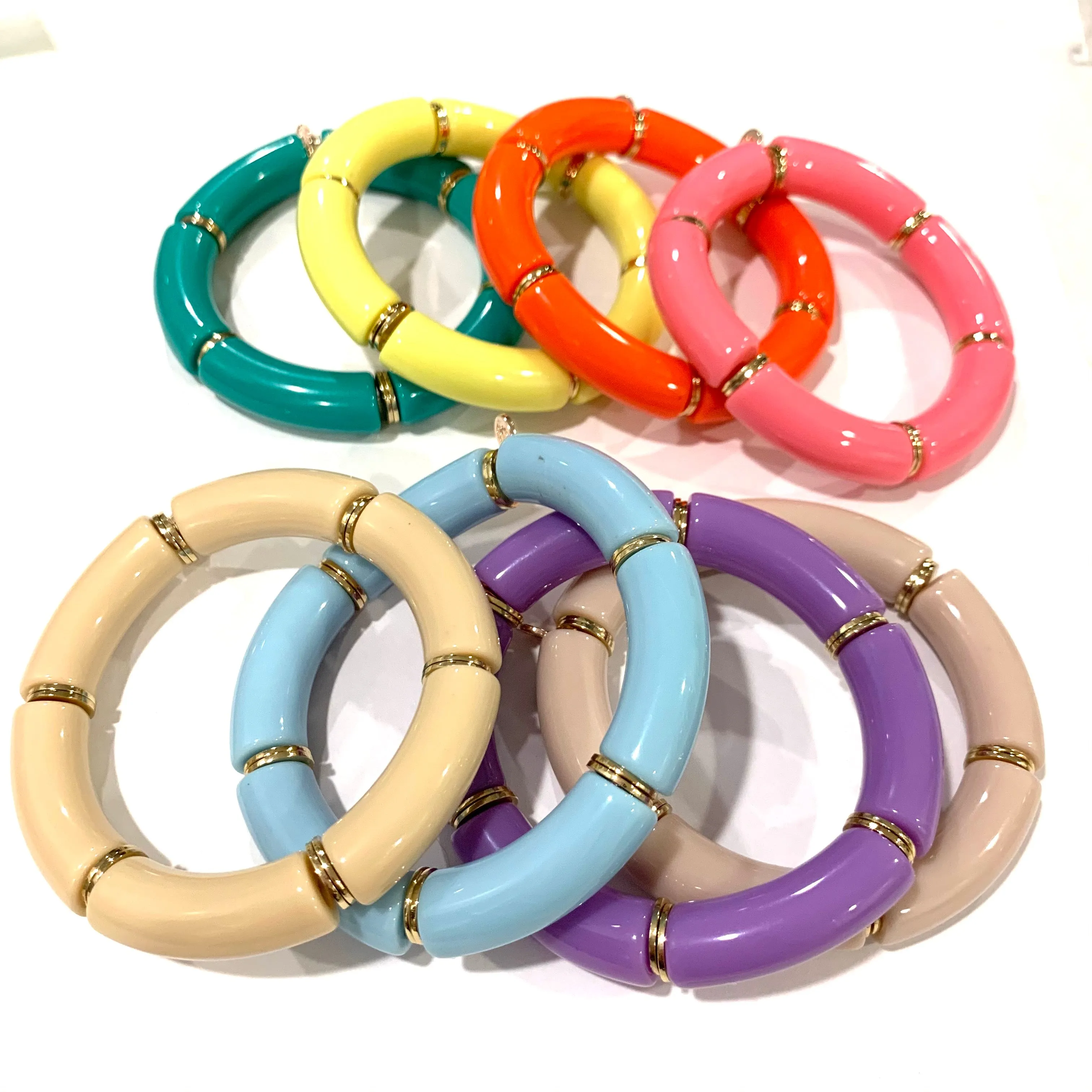 Palm Beach Bracelet Thick Barbie Pink