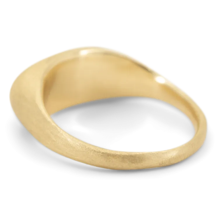 Rams Head Signet Ring - 14k