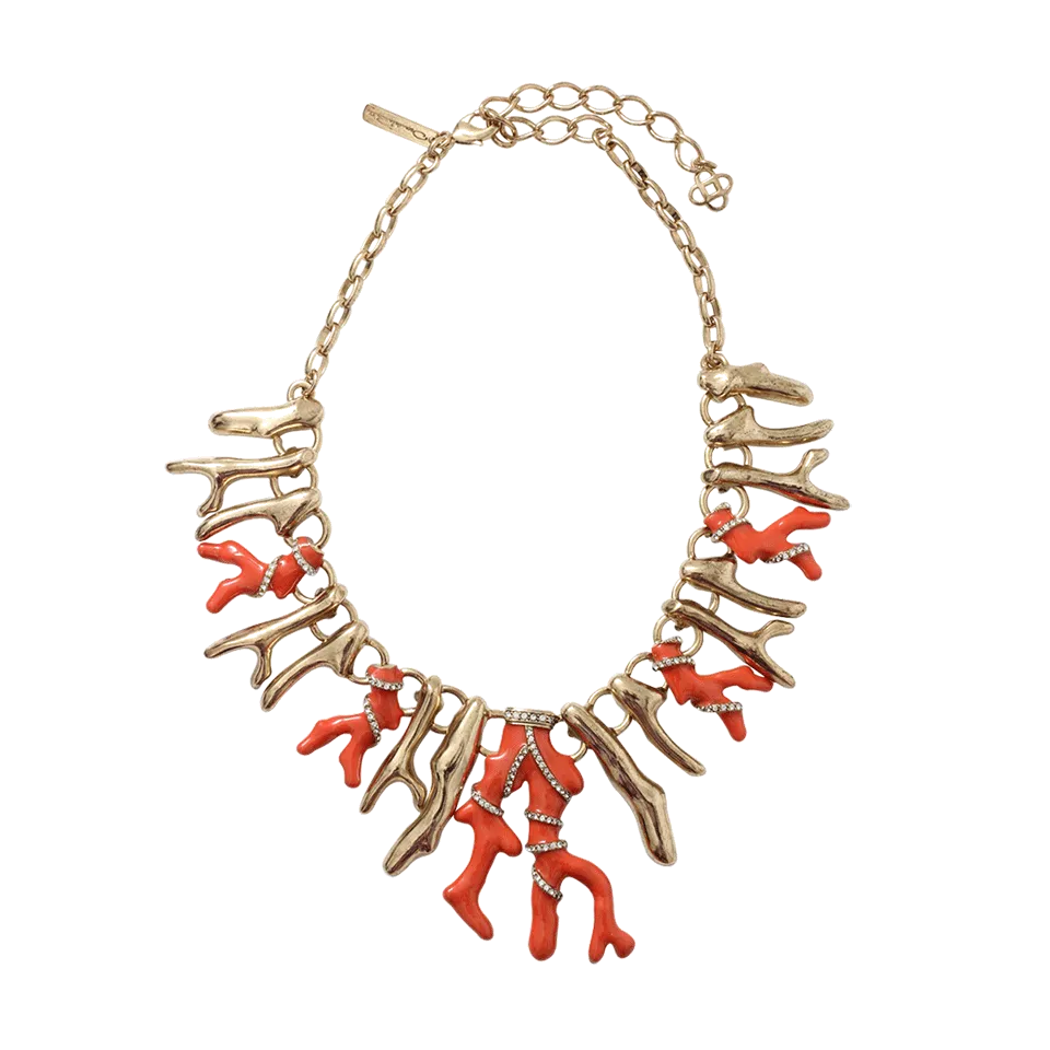 Resin Coral Necklace