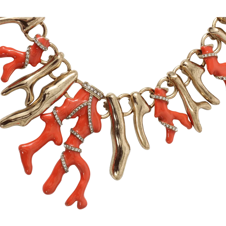 Resin Coral Necklace