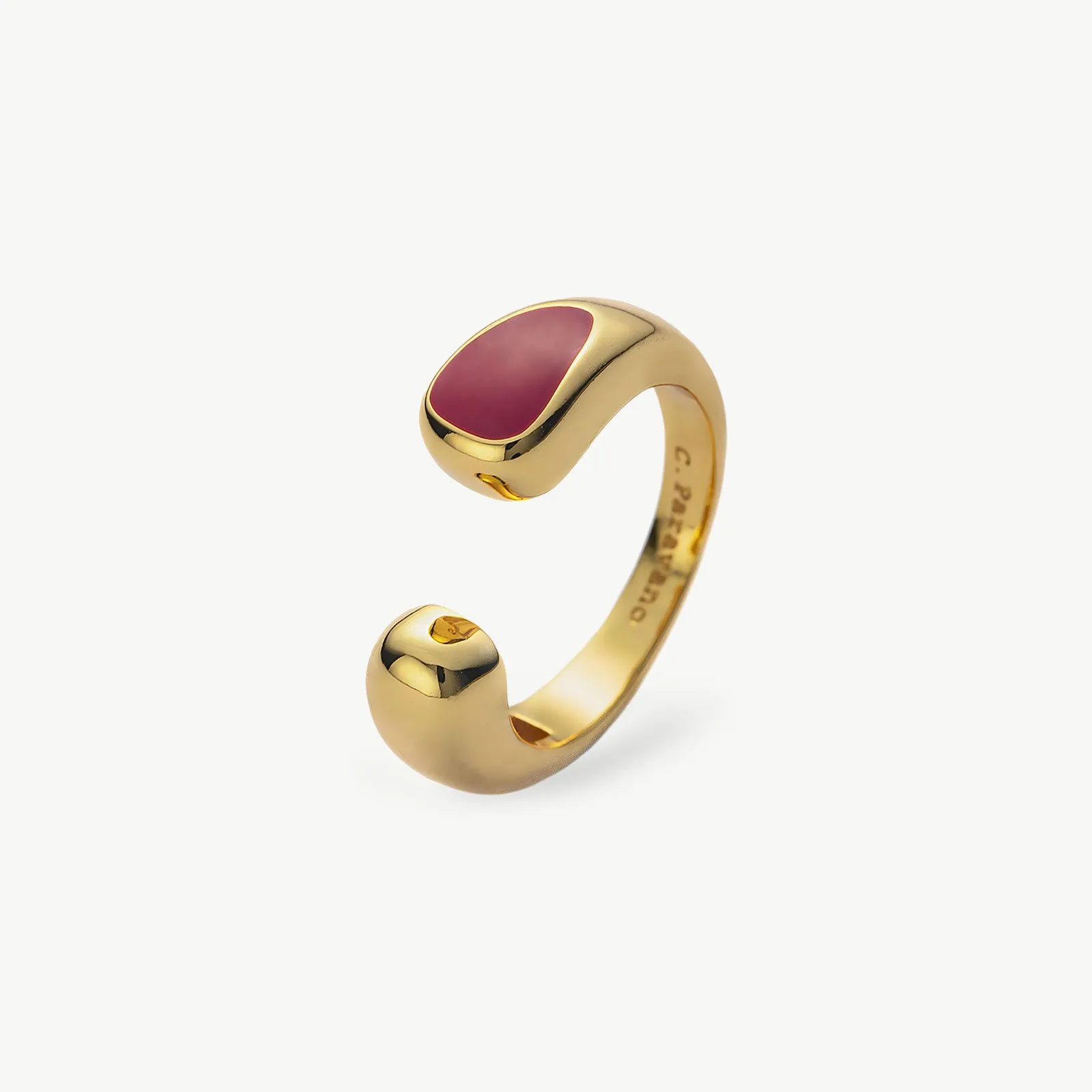 Savi Sculptural Onyx Open Ring
