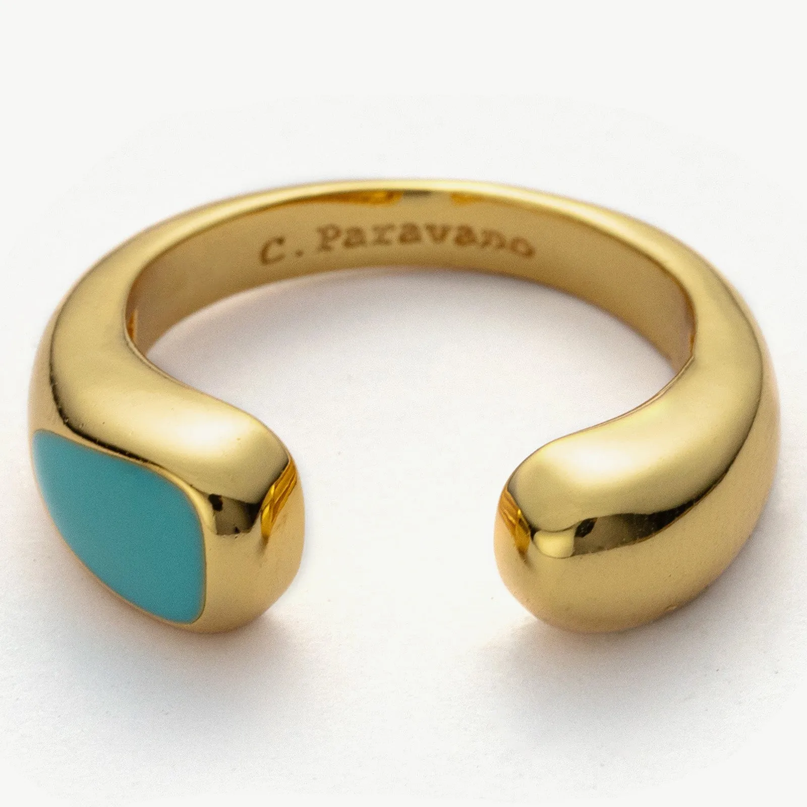 Savi Sculptural Onyx Open Ring
