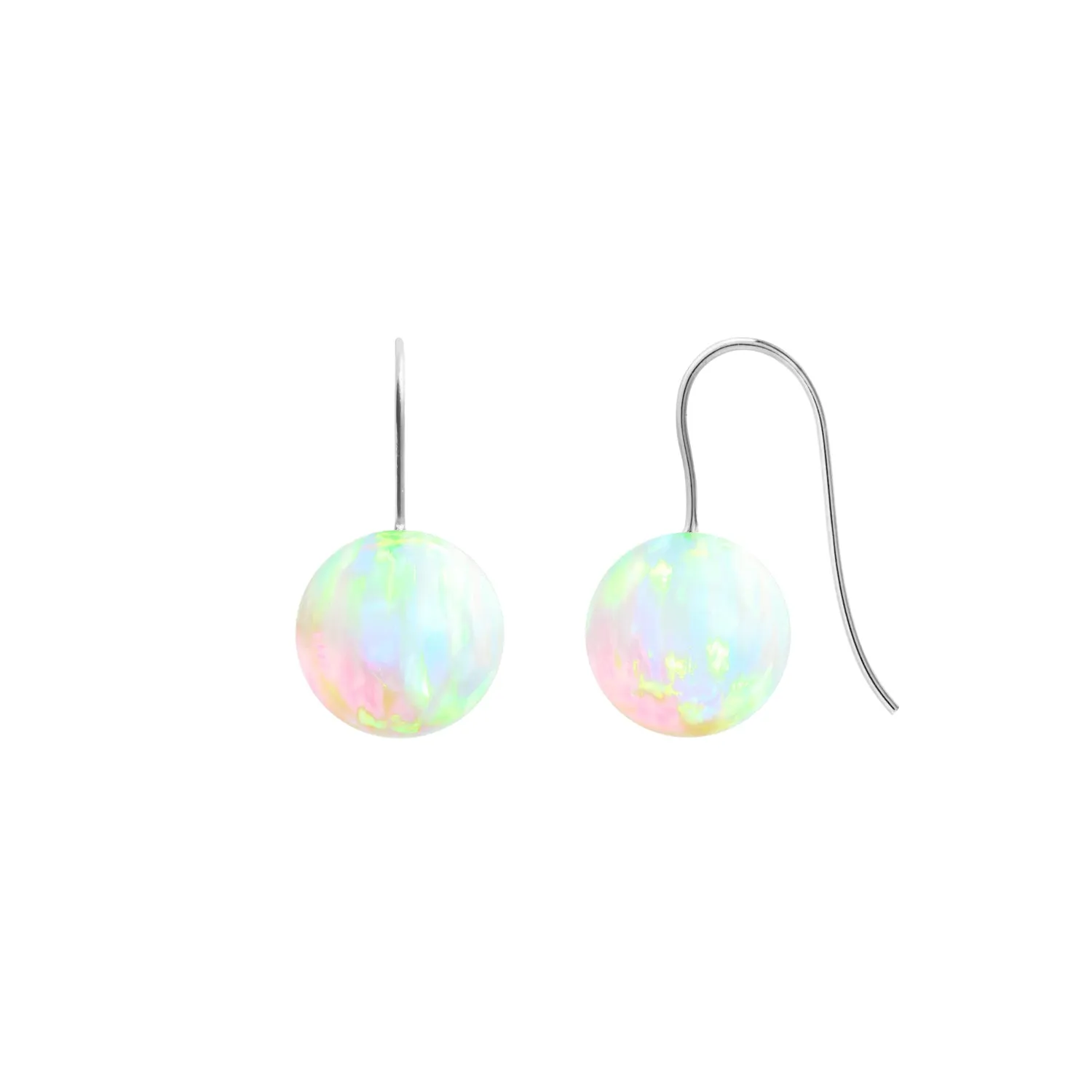 SEA OPAL HOOK EARRINGS | LARGE