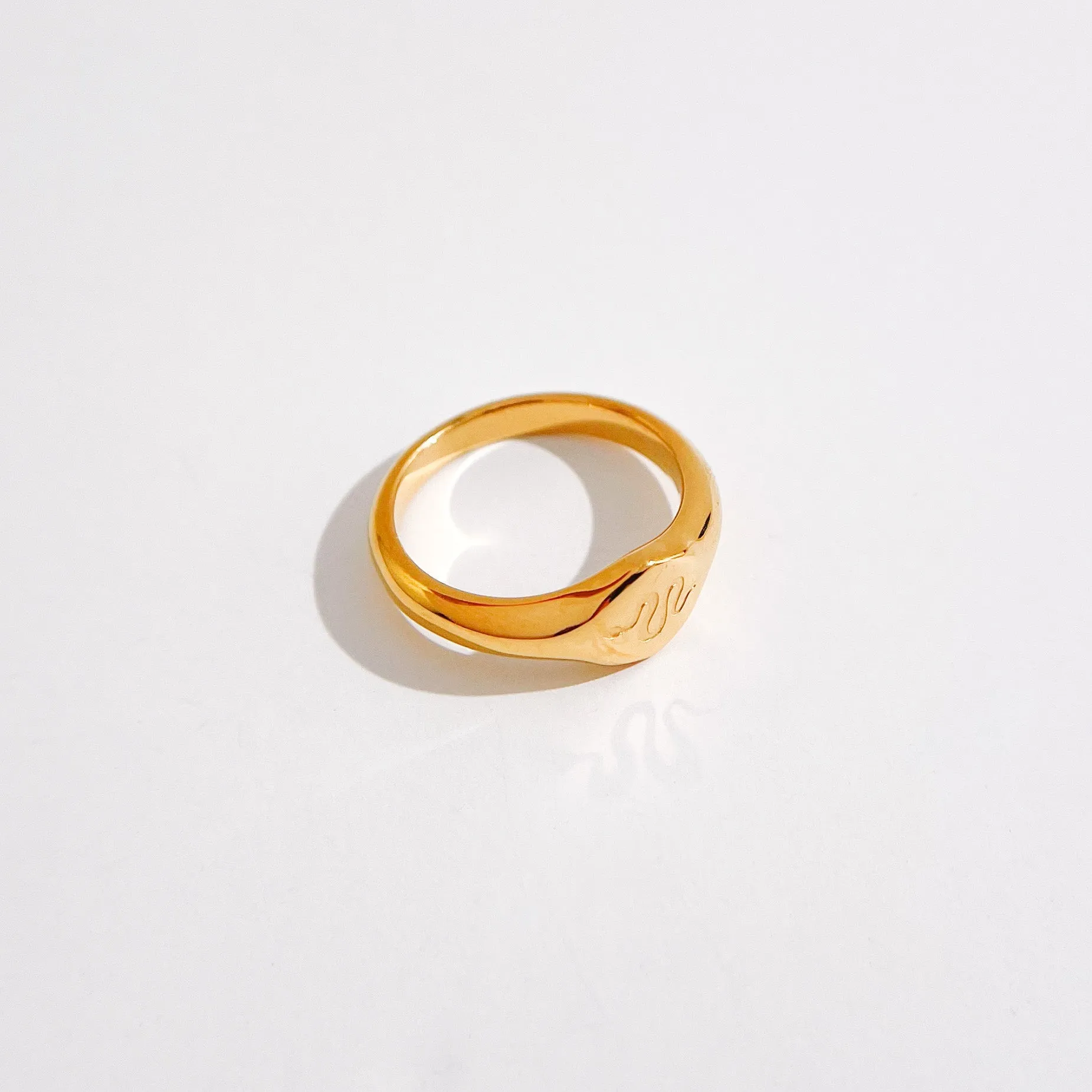 Slitherin Signet Gold Ring