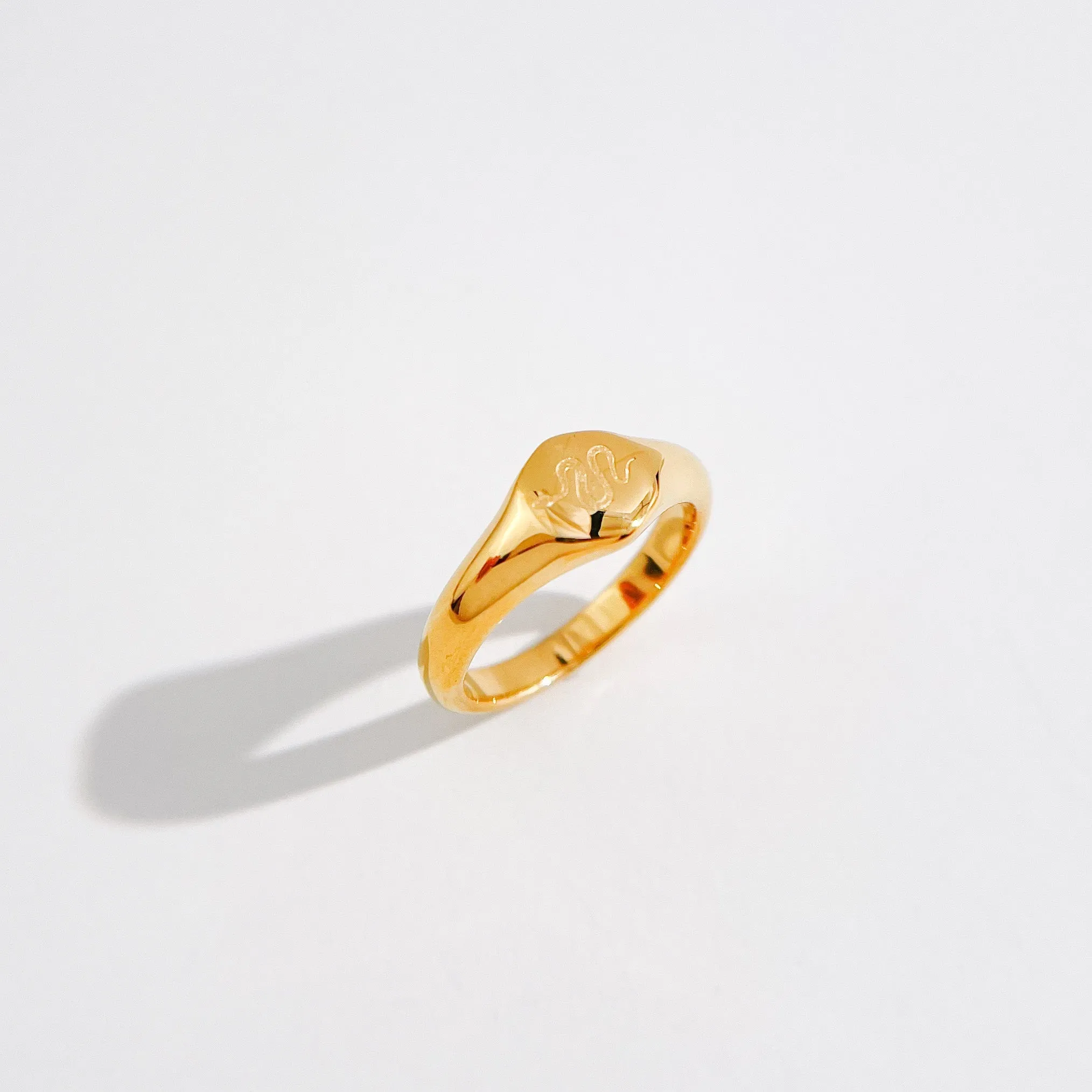 Slitherin Signet Gold Ring