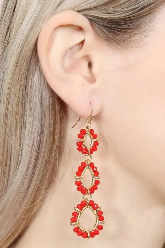 Teardrop Dangle Earrings