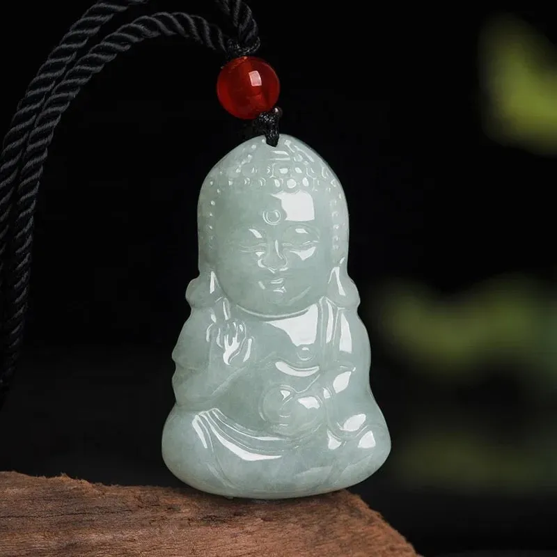 The Vault | Premium Myanmar Natural Hand Carved Jadeite Circular Pendant Necklace