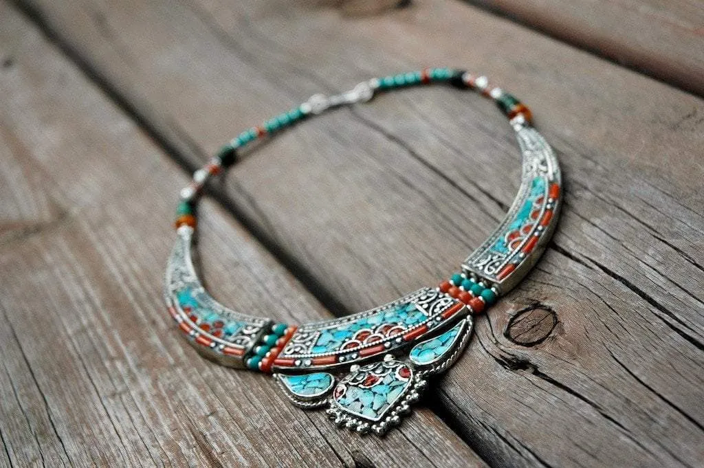 Tibetan Bhod Necklace