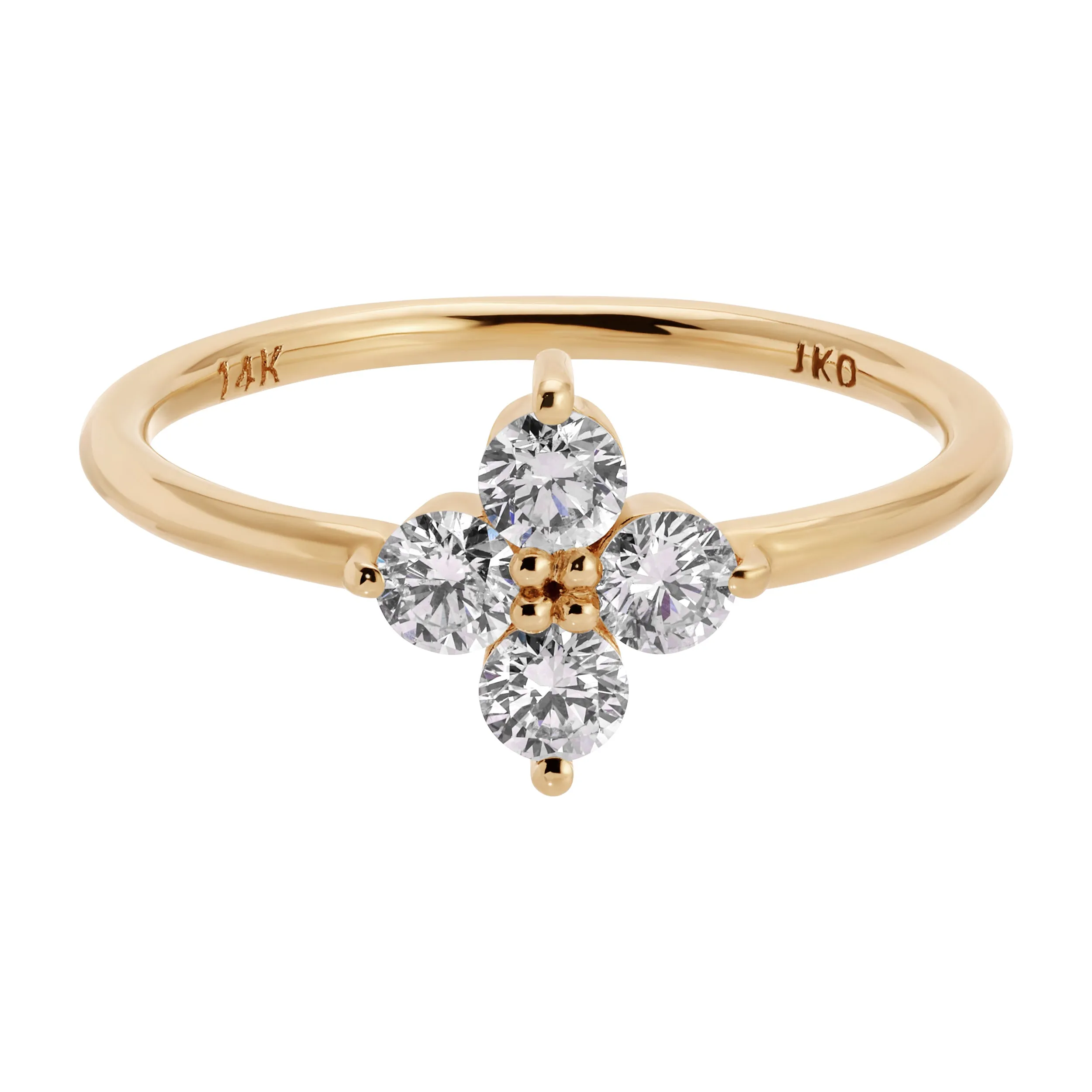White Diamond Sundrop Ring (ready to ship oprion)*